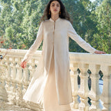 Famecoco Front-Slit Maxi Dress