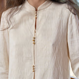 Famecoco Front-Slit Maxi Dress