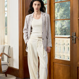 Famecoco Signature Printed Lyocell Blazer