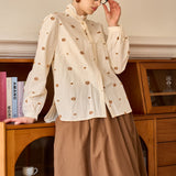 Famecoco Signature Floral-Print Cotton Shirt