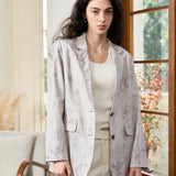 Famecoco Signature Printed Lyocell Blazer