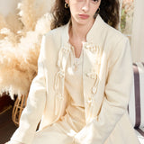 Famecoco Wool-Lyocell Pankou Jacket