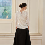 Famecoco Twist‑Front Lyocell Top