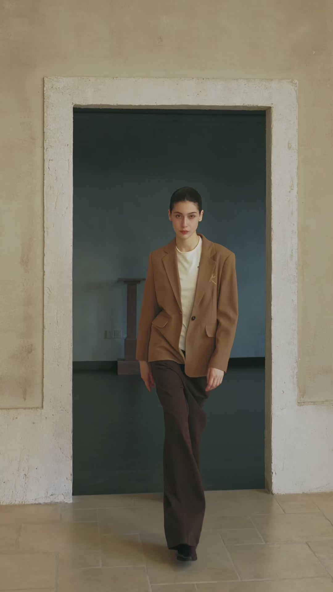 Famecoco Signature Wool-Blend Blazer